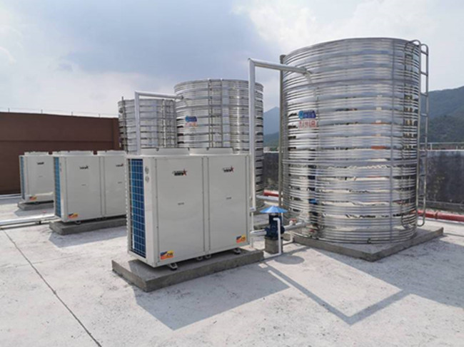 廣西興業縣第四中學空氣能熱水工程